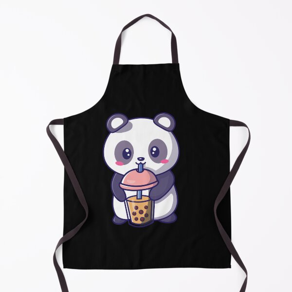 Item preview, Cute kawaii Panda loves bubble tea designed and sold by Artistusha.