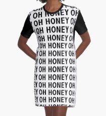 OH HONIG WÖRTER T-Shirt Kleid