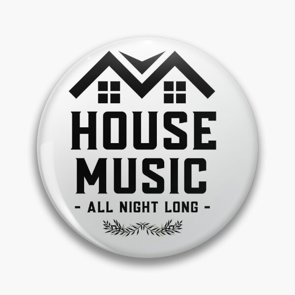 Item preview, HOUSE MUSIC - All Night Long Roof (Black)  designed and sold by Discothreadz.