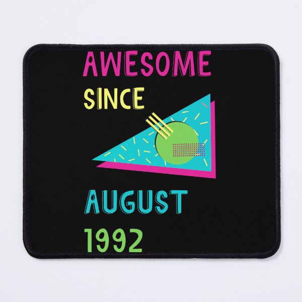 Item preview, Awesome since August 1992 | Born August 1992 | Made in August 1992 | Legend since August 1992 | Birthday Gift for 30 year old mom dad grandma grandpa | Vintage Retro 90s Birthday gift idea designed and sold by Saffire6.