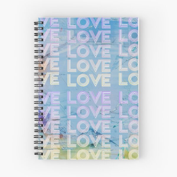 Item preview, love,repeatedly Lettering,blue colored painting designed and sold by zzzozzo.