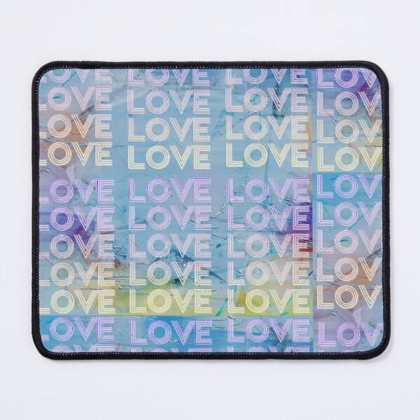 Item preview, love,repeatedly Lettering,blue colored painting designed and sold by zzzozzo.
