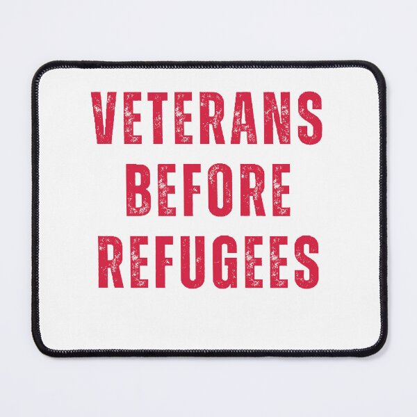 Item preview, veterans before refugees designed and sold by Wonka ⭐⭐⭐⭐⭐.