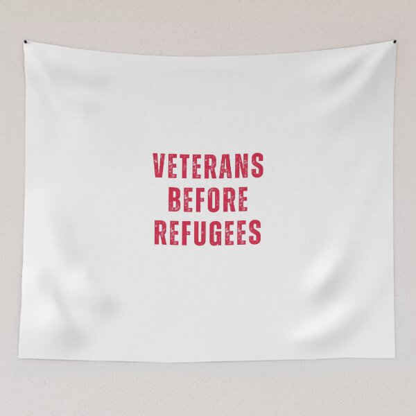 Item preview, veterans before refugees designed and sold by Wonka ⭐⭐⭐⭐⭐.