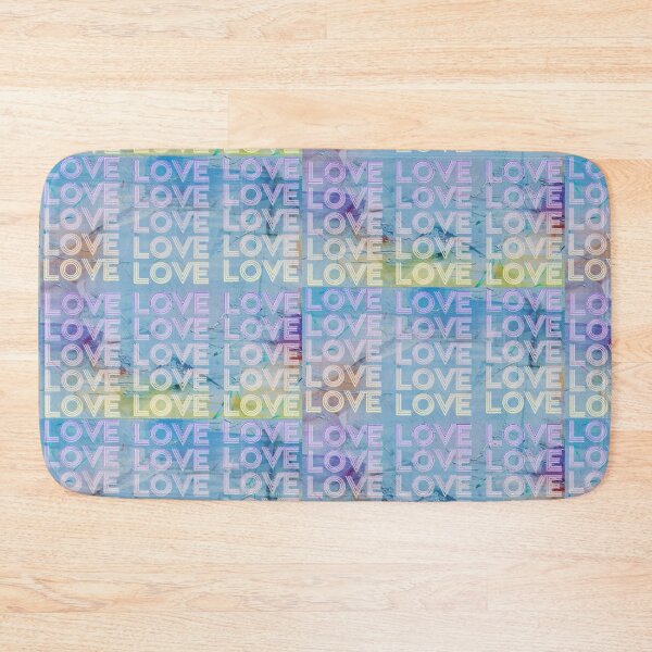 Item preview, love,repeatedly Lettering,blue colored painting designed and sold by zzzozzo.