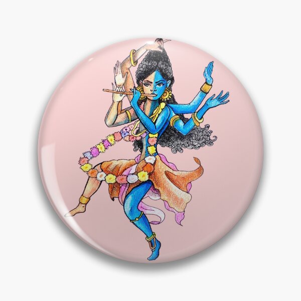 Item preview, "Krishna's dance" - Indian Art designed and sold by ArtProvocation.