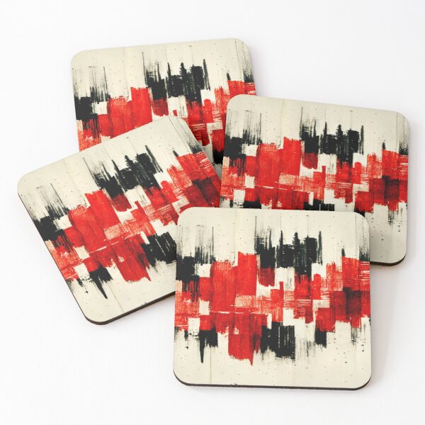 Item preview, Japanese Red and Black Wall Art designed and sold by BlueIntel.
