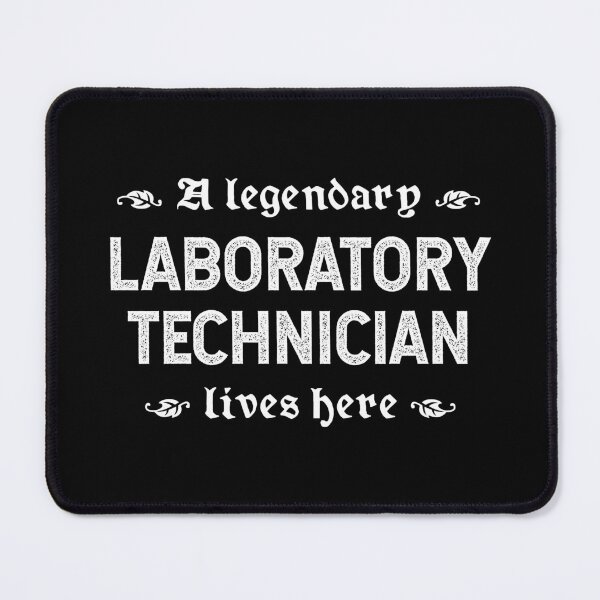 Item preview, A Legendary Laboratory Technician Lives Here designed and sold by TimespunThreads.