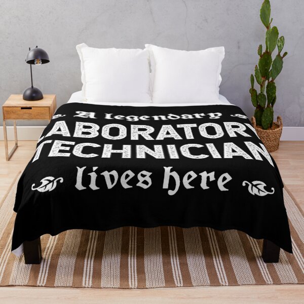 Item preview, A Legendary Laboratory Technician Lives Here designed and sold by TimespunThreads.