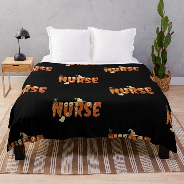 Item preview, halloween nurse nursing cute health worker halloween pattern  designed and sold by Wonka ⭐⭐⭐⭐⭐.