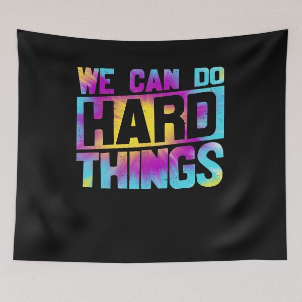 Item preview, We Can Do Hard -Things Teacher Back to School  designed and sold by hadlamcom.