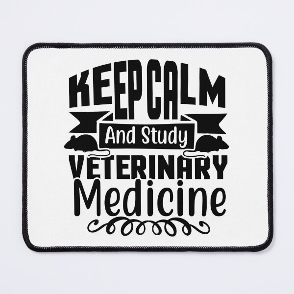 Item preview, Keep Calm and Study Veterinary Medicine designed and sold by StoreFlip.
