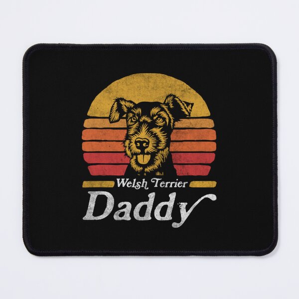 Item preview, Retro Vintage Welsh Terrier Daddy designed and sold by More Cute Dogs.