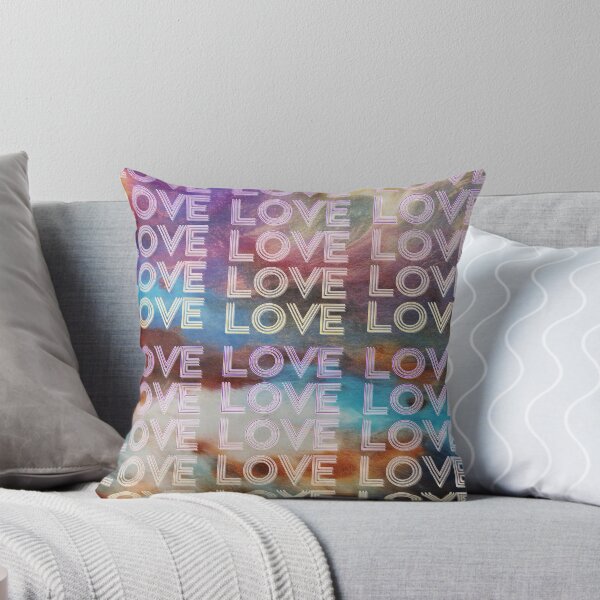 Aperçu de l'œuvre Amour, lettrage à plusieurs reprises, violet, peinture de différentes couleurs, violet, violet créée et vendue par zzzozzo.