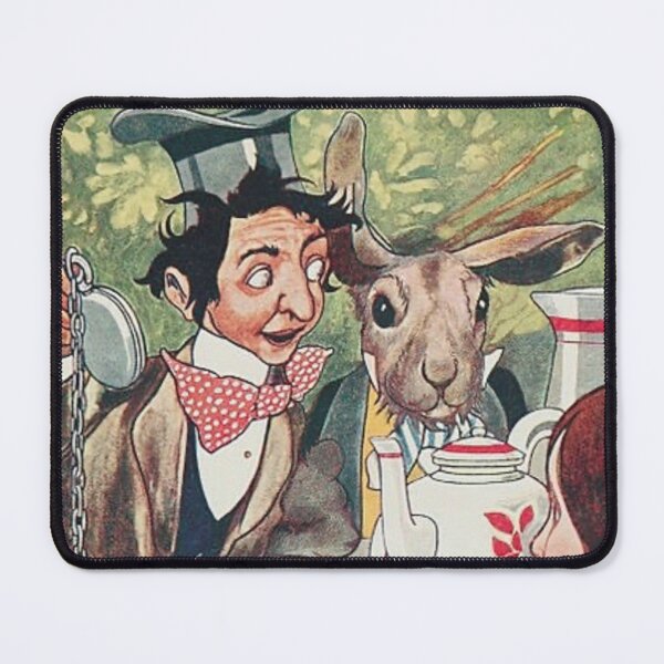 Item preview, Alice, The March Hare, The Dormouse and The Mad Hatter at The Tea Party, illustrated by Charles Robinson designed and sold by LoveSeasonz.