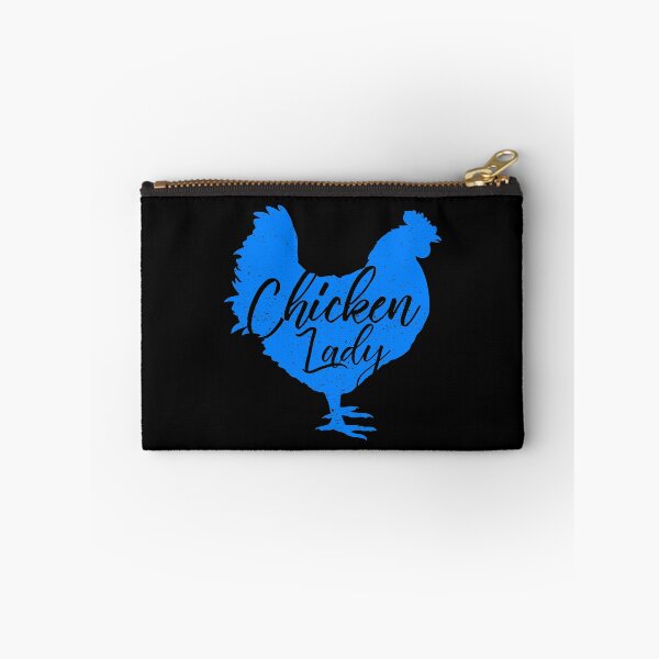 Item preview, Chicken Lady Shirt for Women Blue designed and sold by threadsmonkey.
