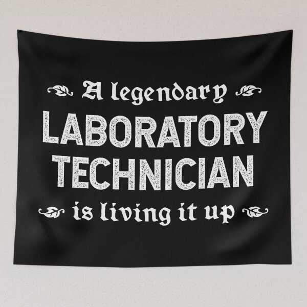 Item preview, A Legendary Laboratory Technician Is Living It Up designed and sold by TimespunThreads.