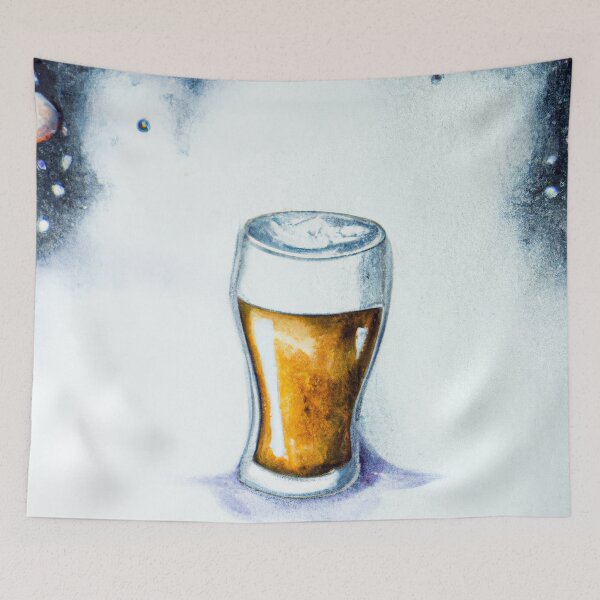 Artikelvorschau, Ein Glas Bier im Weltraum entworfen und verkauft von contex.