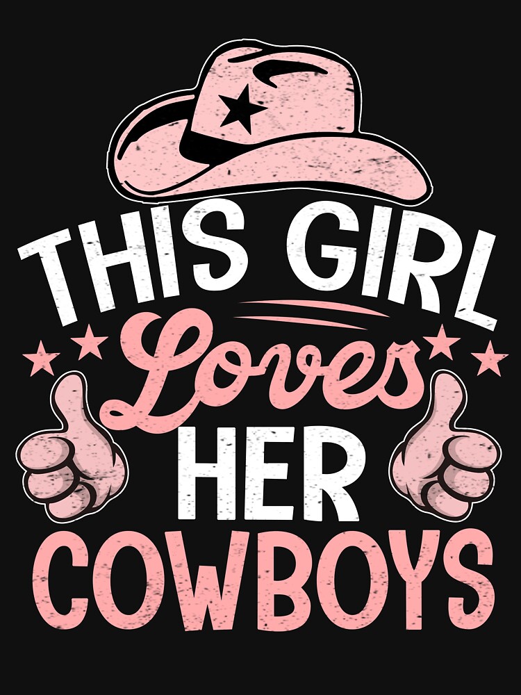 This Girl Loves Her Cowboys Cute Football Cowgirl 2021 Shirt, Hoodie, Long  Sleeved, SweatShirt