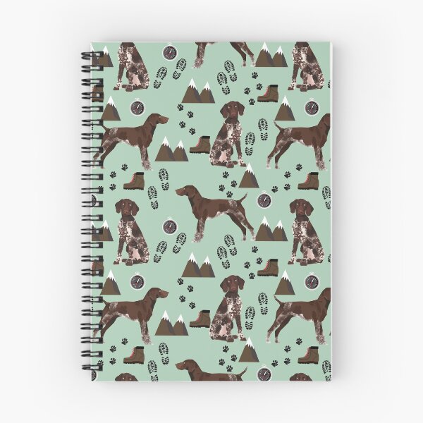 Item preview, German Shorthair Pointer dog breed pet portrait mountains hiking outdoors designed and sold by PetFriendly.