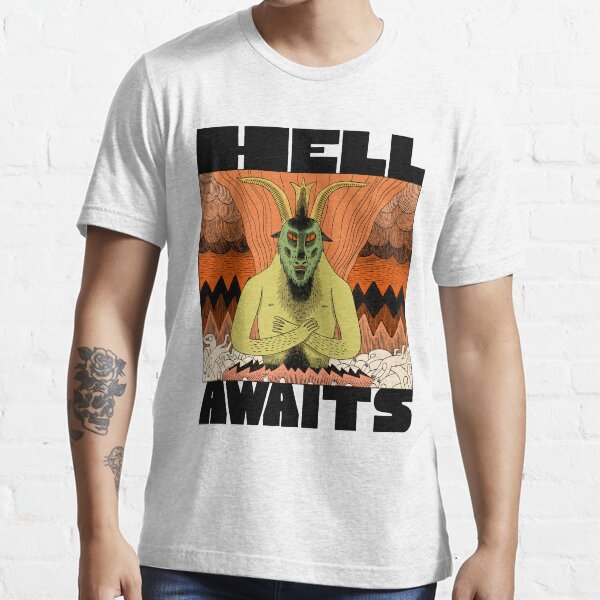 "Hell Awaits" Tshirt by jackteagle Redbubble slayer tshirts