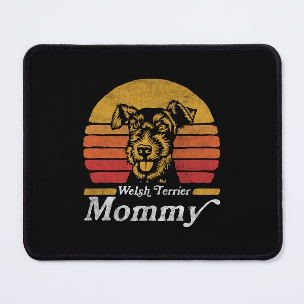 Item preview, Retro Vintage Welsh Terrier Mommy designed and sold by More Cute Dogs.