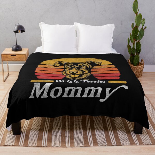 Item preview, Retro Vintage Welsh Terrier Mommy designed and sold by More Cute Dogs.