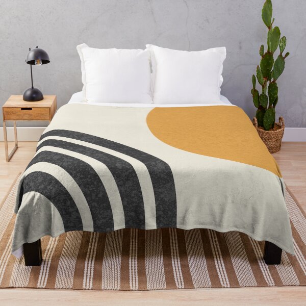 Item preview, Mid century modern gold - Sun & Rainbow designed and sold by moonlightprint.