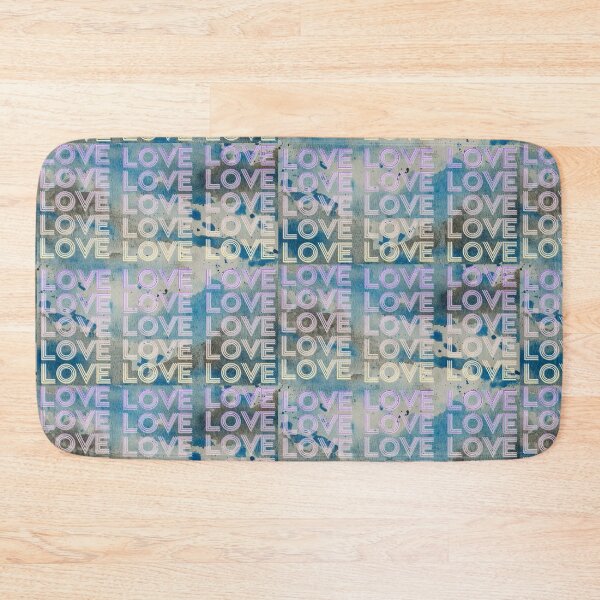 Item preview, love,repeatedly Lettering,various colored painting,blue designed and sold by zzzozzo.