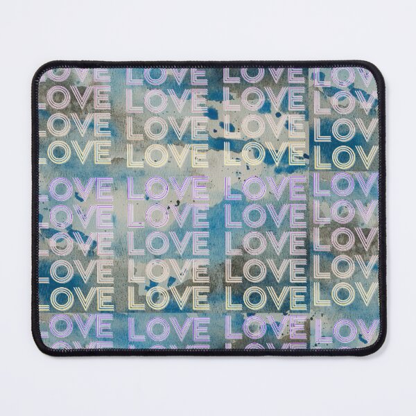 Item preview, love,repeatedly Lettering,various colored painting,blue designed and sold by zzzozzo.
