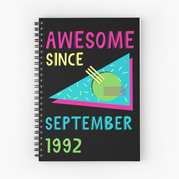 Item preview, Awesome since September 1992 | Born September 1992 | Made in September 1992 | Legend since September 1992 | Birthday Gift for 30 year old mom dad grandma grandpa | Vintage Retro 90s Birthday gift idea designed and sold by Saffire6.