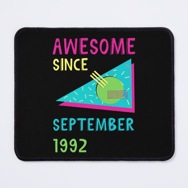 Item preview, Awesome since September 1992 | Born September 1992 | Made in September 1992 | Legend since September 1992 | Birthday Gift for 30 year old mom dad grandma grandpa | Vintage Retro 90s Birthday gift idea designed and sold by Saffire6.