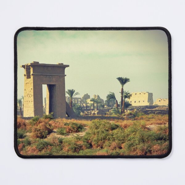 Item preview, Unusual view of Karnak Temple in Luxor, North view, Gate of Akhenaten, hypostyle hall and pylon, ancient Egypt photography, Egyptian temples designed and sold by art-of-egypt.