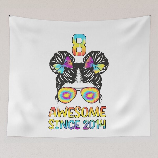 Item preview, 8 Year Old Awesome Since 2014 8th Birthday Teens Girls designed and sold by hadlamcom.