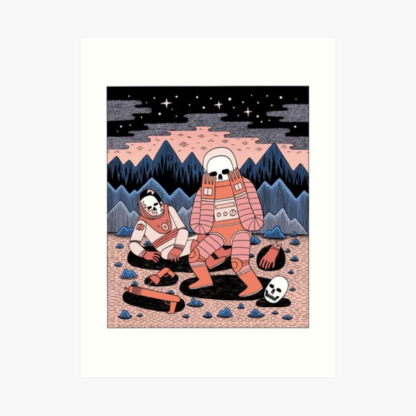 Death in Space Art Print