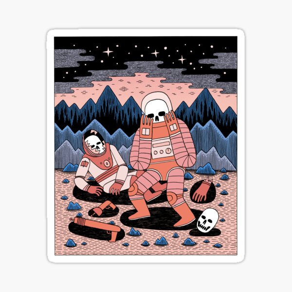 Death in Space Sticker
