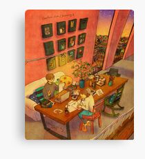 Busy day Canvas Print