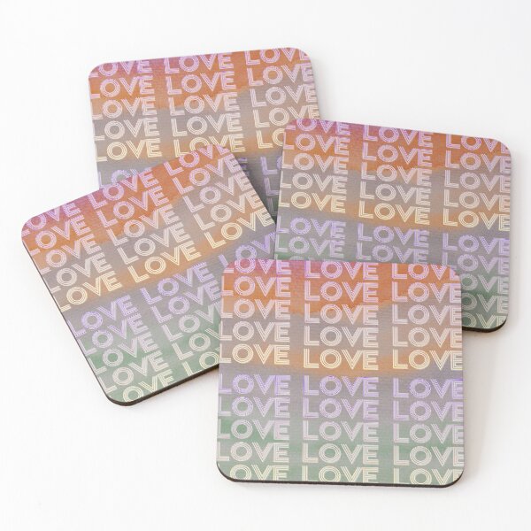 Item preview, love,repeatedly Lettering,various colored painting,Gradation color,green,red designed and sold by zzzozzo.