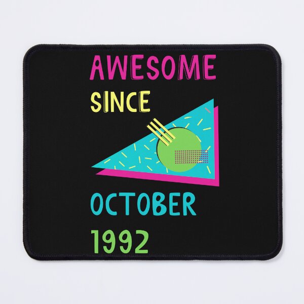 Item preview, Awesome since October 1992 | Born October 1992 | Made in October 1992 | Legend since October 1992 | Birthday Gift for 30 year old mom dad grandma grandpa | Vintage Retro 90s Birthday gift idea designed and sold by Saffire6.