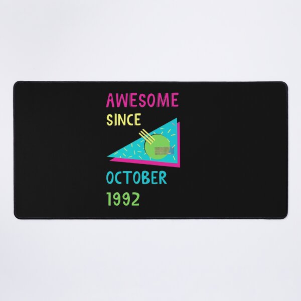 Item preview, Awesome since October 1992 | Born October 1992 | Made in October 1992 | Legend since October 1992 | Birthday Gift for 30 year old mom dad grandma grandpa | Vintage Retro 90s Birthday gift idea designed and sold by Saffire6.