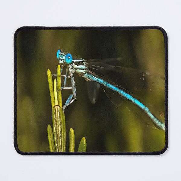 Item preview, Common Blue Damselfly Acrylic Painting designed and sold by taiche.