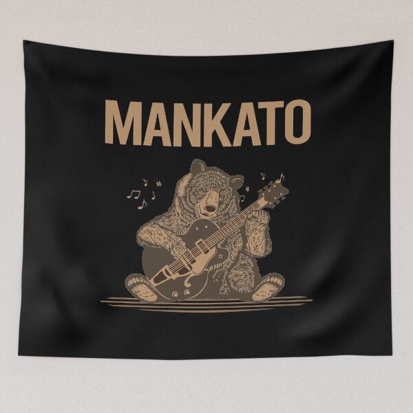Item preview, Bear With Guitar Mankato designed and sold by hurseslossb.