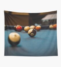 Pool Ball Table Wall Tapestry