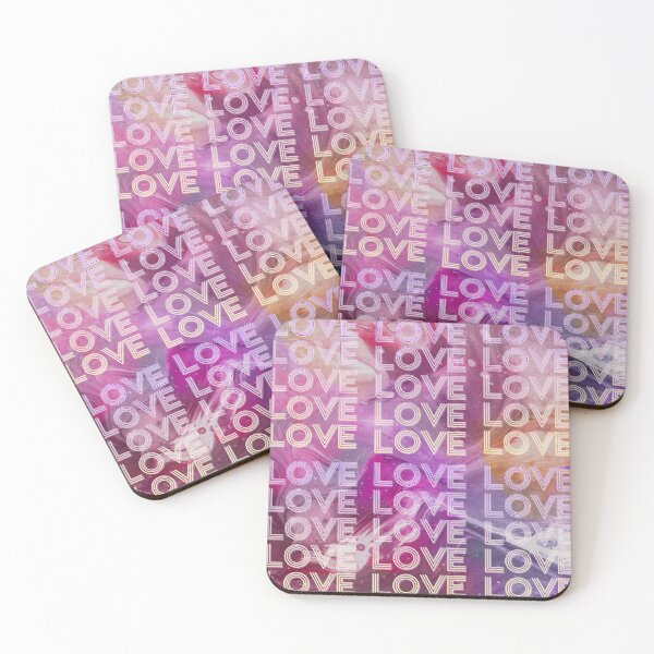 Item preview, love,repeatedly Lettering,various colored painting,Gradation color,blue,purple designed and sold by zzzozzo.