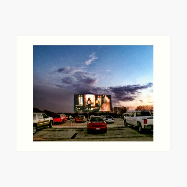 At The Drive-In Movies Art Print