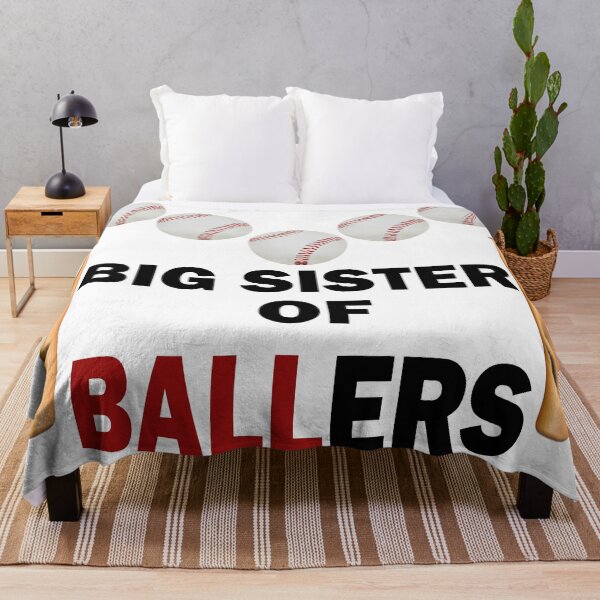 Item preview, Fun Gift Baseball And Softball Player Big Sister Of Ballers designed and sold by Rami Khalifah.