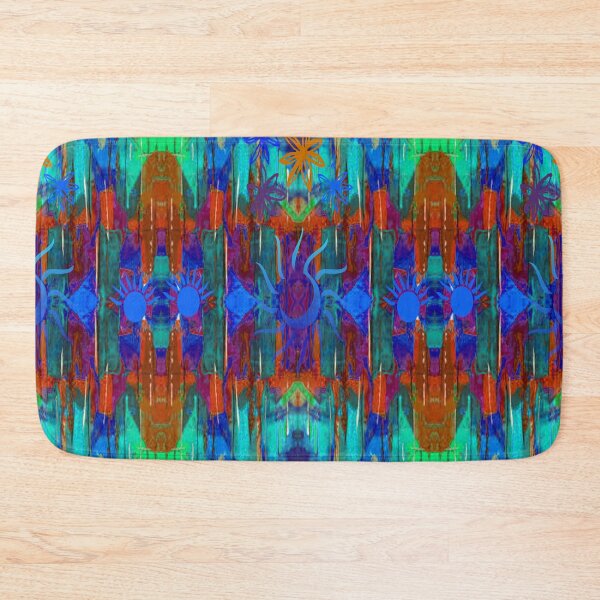 Item preview, Boho Ethnic Vibrant Abstraction, 3, Abstraction, bold colorful abstract playful design inspired by nature designed and sold by Adri Barnard.
