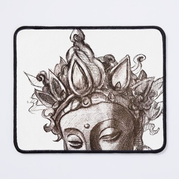 Item preview, Indian Design - Ink Drawing of Hinduism Art - Hindi Artwork designed and sold by ArtProvocation.