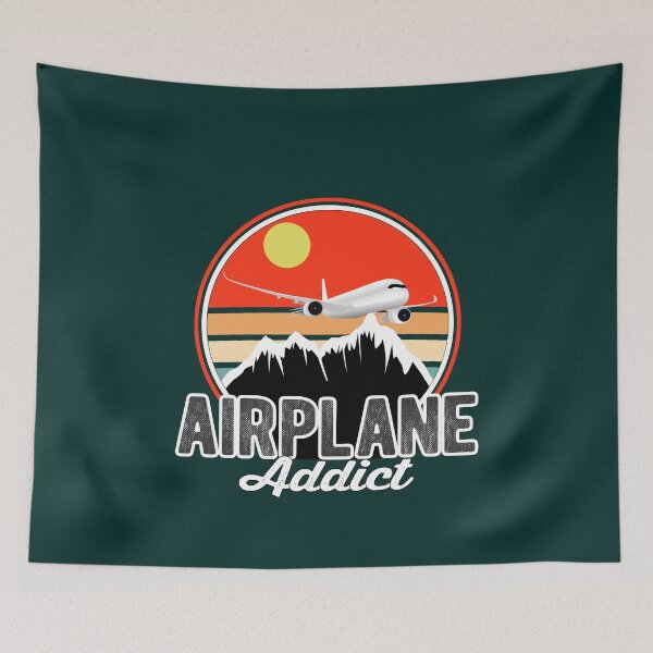 Item preview, Airplane Addict A350 - Vintage Pilot Gift designed and sold by FouDeeziner.
