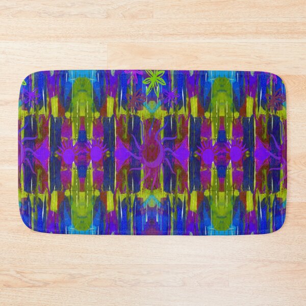 Item preview, Boho Ethnic Vibrant Abstraction, 4, Abstraction, bold colorful abstract playful design inspired by nature designed and sold by Adri Barnard.